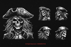 10 Bundle Dark Art Girls Pirates Woman Skull Ship Sea Boot Product Image 5