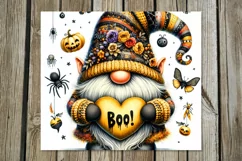Halloween Gnome | 4 Skinny tumbler sublimation designs PLUS Product Image 3