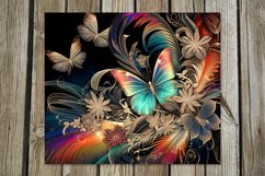 Magic Butterfly | black tumbler Sublimation design bundle Product Image 3
