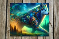 Fairy tale Wolf | 8 skinny tumbler Sublimation designs Product Image 3