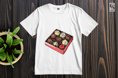 Chocolate Gift Box Illustrations Clipart Sublimation PNG Product Image 2