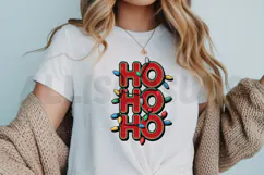 Ho Ho Ho Christmas PNG, Christmas Holiday Sublimation PNG Product Image 3