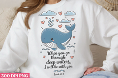 When you go through deep PNG, Christian Bible Verses Sublima Product Image 3