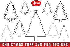 Merry Christmas Tree Svg | Christmas svg | Svg cut file Product Image 1
