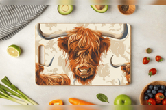 Western Highland Cows Cutting Boards sublimation Design Product Image 3