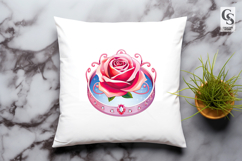 Royal Rose Crown Clipart Sublimation PNG Product Image 3