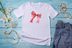 Stormy Gray Cloudy Sky Coquette Bow Clipart Product Image 3
