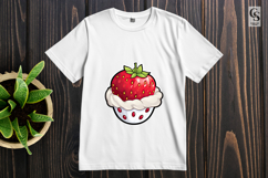 Cute Strawberry Dessert Clipart Sublimation PNG Product Image 2