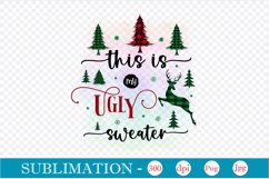 Christmas Sublimation Design | Christmas PNG Design Product Image 3