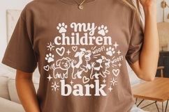 My Children Bark Svg, Dog Mom Svg, Funny Dog Lover Svg. Product Image 4