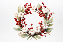Christmas Cardinal Watercolor Clipart PNG Product Image 3