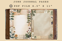 Vintage botanical natural Junk Journals Product Image 3