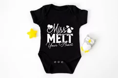 Miss melt your heart SVG, Valentine's Day S Product Image 1