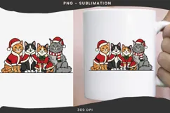 Cute Christmas cats png design for T-shirts Product Image 2