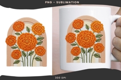 Marigolds png design for T-shirts Product Image 3