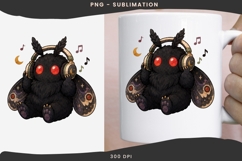 Cute Mothman Clipart PNG | Kawaii Cryptid Monster Product Image 2
