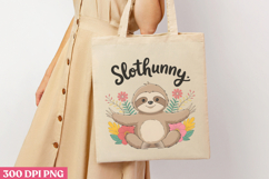 Slothunny PNG, Sloth Sublimation PNG Product Image 3