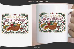 Christmas crochet png design for T-shirts Product Image 3