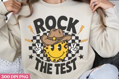 Rock the test PNG, Teachers Testing Day PNG Product Image 1