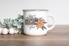 Focus on the Good SVG, Mental Health SVG, Positive SVG Product Image 3