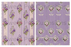 Purples, Paper, Shabby Chic, Papers, Junk Journal Product Image 3