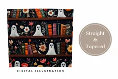 Embroidery Halloween Tumbler, Funny Ghosts Tumbler Product Image 3