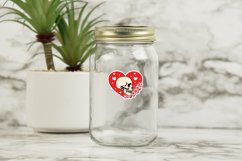 Funny Skeleton Valentine Sticker Bundle, Skeleton Valentine Product Image 3