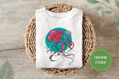 Hand Drawn Jellyfish Illustration, Cartoon Jellyfish PNG Product Image 3