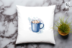 Winter Unicorn & Seal Clipart Sublimation PNG Product Image 3