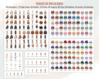 Boudoir Lingerie Clipart Portrait Creator Product Image 3