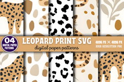 Leopard print Digital Background Paper Bundle PNG Product Image 4