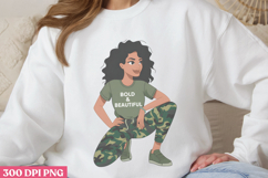 Empowering Black Girl Clipart PNG Product Image 3
