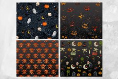 Glitter Halloween | 9 Skinny tumbler sublimation designs Product Image 3
