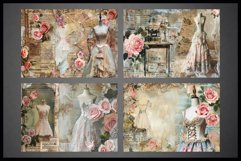 4 Vintage Double Sided Digital Papers I Junk Journal Page Product Image 2