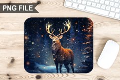 Christmas Deer Sublimation Mouse Pad - Christmas Sublimation Product Image 4