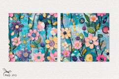 Wildflowers digital paper Product Image 3