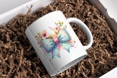 Spring Flower Coquette Bow PNG Product Image 3