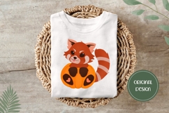 Red Panda Illustration, Cute Red Panda PNG, Cartoon Animals Product Image 3