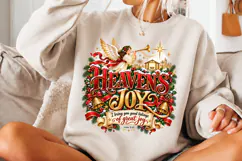 4 Christian Christmas PNG Designs, 4 Nativity Bible Verse PN Product Image 3