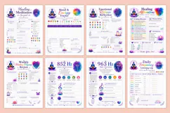 Solfeggio Frequencies Healing Workbook Kdp interiors Product Image 3
