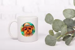 Tropical Yorkshire Terrier Dog PNG, Yorkshire Terrier Print Product Image 3
