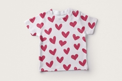 Hand Drawn Hearts Seamless Pattern Product Image 3