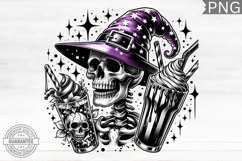 Halloween Skeleton Clipart - Halloween Skeleton Sublimation Product Image 1