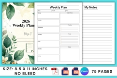 2026 Weekly Planner Product Image 3