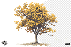 Autumn Trees Clipart Product Image 1