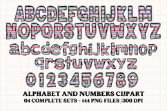 Father’s Day Alphabet clipart, father’s day letters doodle Product Image 3