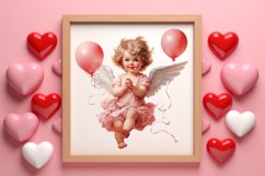 Valentines Day Cupid Sublimation Bundle, Cupid Watercolor Product Image 3
