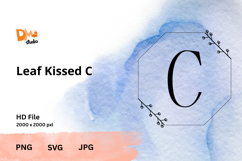 Leaf Kissed Monogram Product Image 1