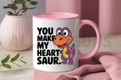 Cute Cartoon Dinosaur With Heartwarming Pun Perfect Product Image 3