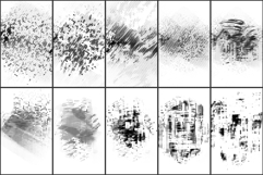 30 Center Halftone Line Textures Product Image 3
